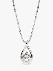 Pandora Infinite 14k White Gold Lab-grown Diamond Pendant Necklace 1.00 ct TW, 14k white gold