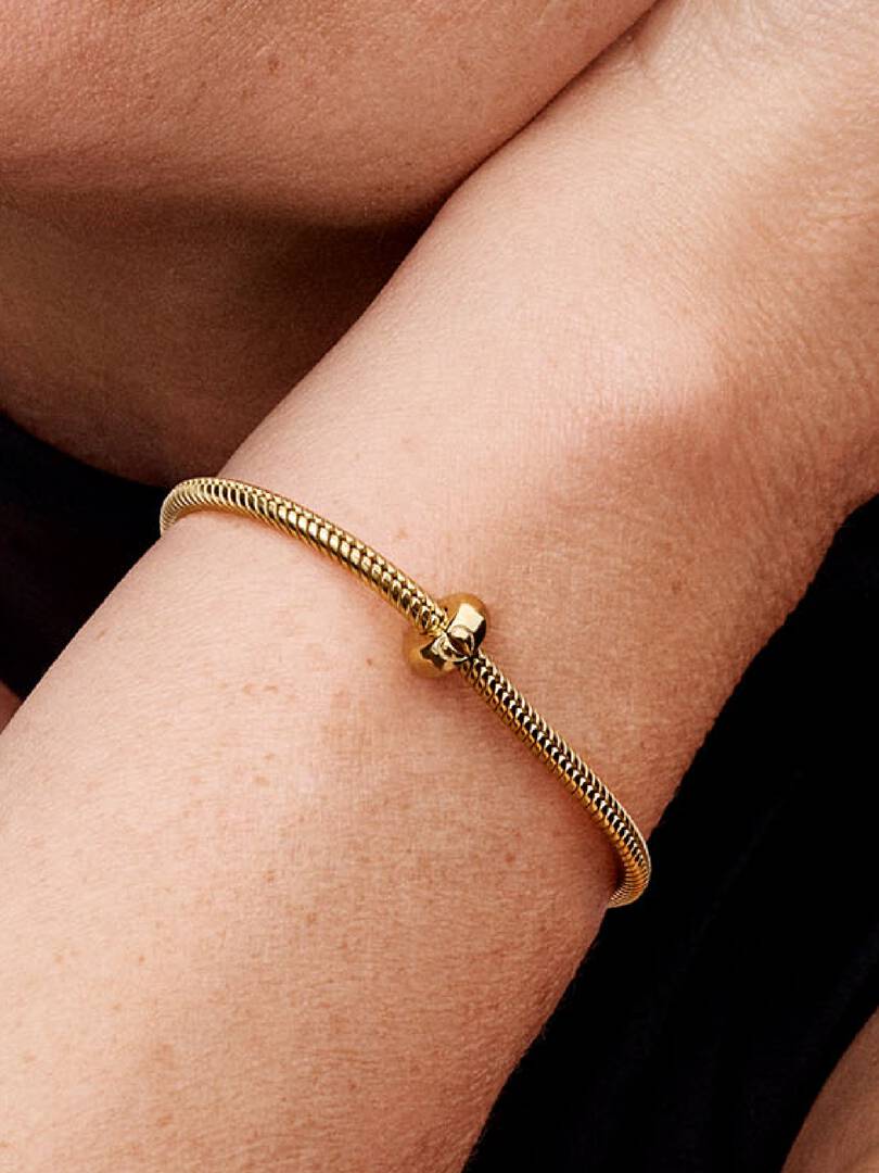 Round Clip Charm 14k gold plating