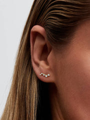 Pandora Era Lab-Grown Diamond Droplet Stud Earrings 0.17 ct TW, 14k gold