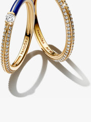 Pandora ME Blue Dual Ring Set 2 Quantity