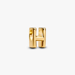 Letter H Charm Necklace 2 Quantity