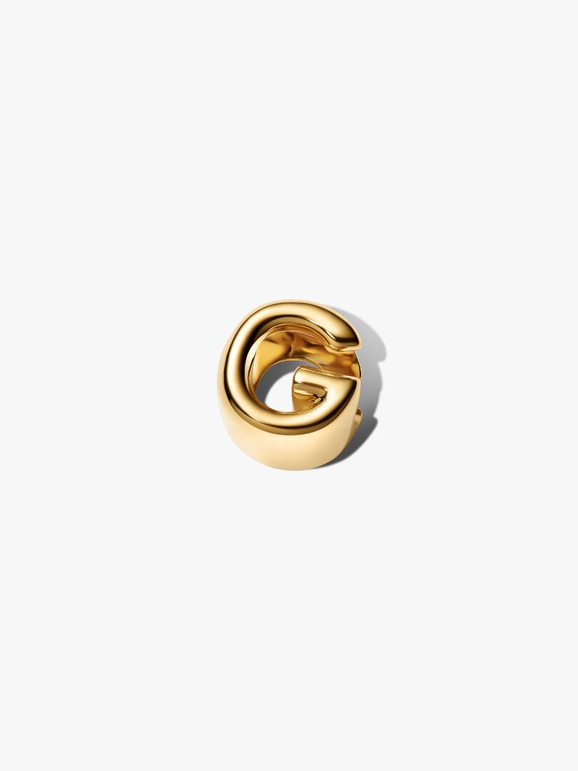 Letter G Alphabet Charm 14k gold plating