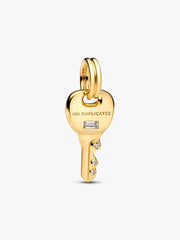 Key Dangle Charm 14k gold plating