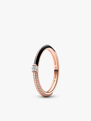 Pandora ME Pavé Red and Black Ring Set 2 Quantity