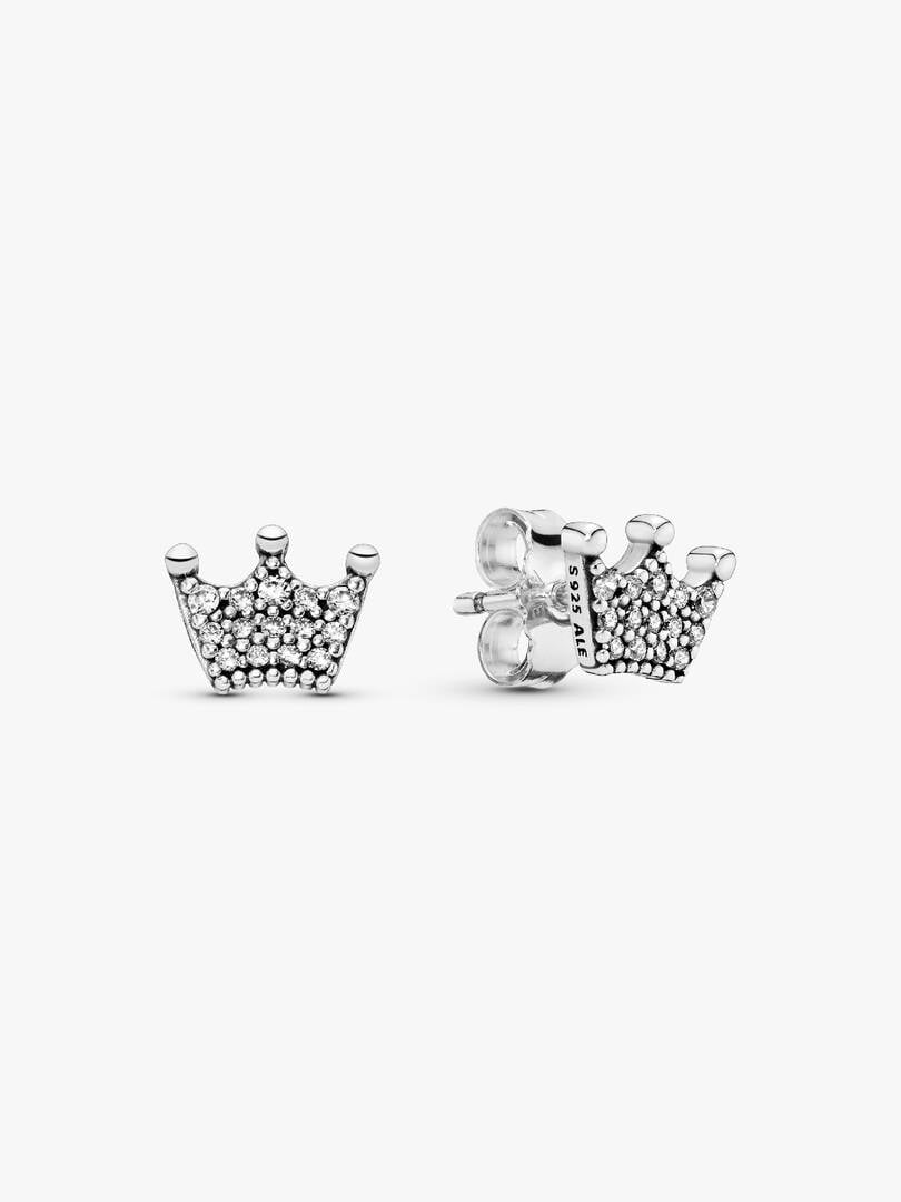 Crown Stud Earrings Sterling silver