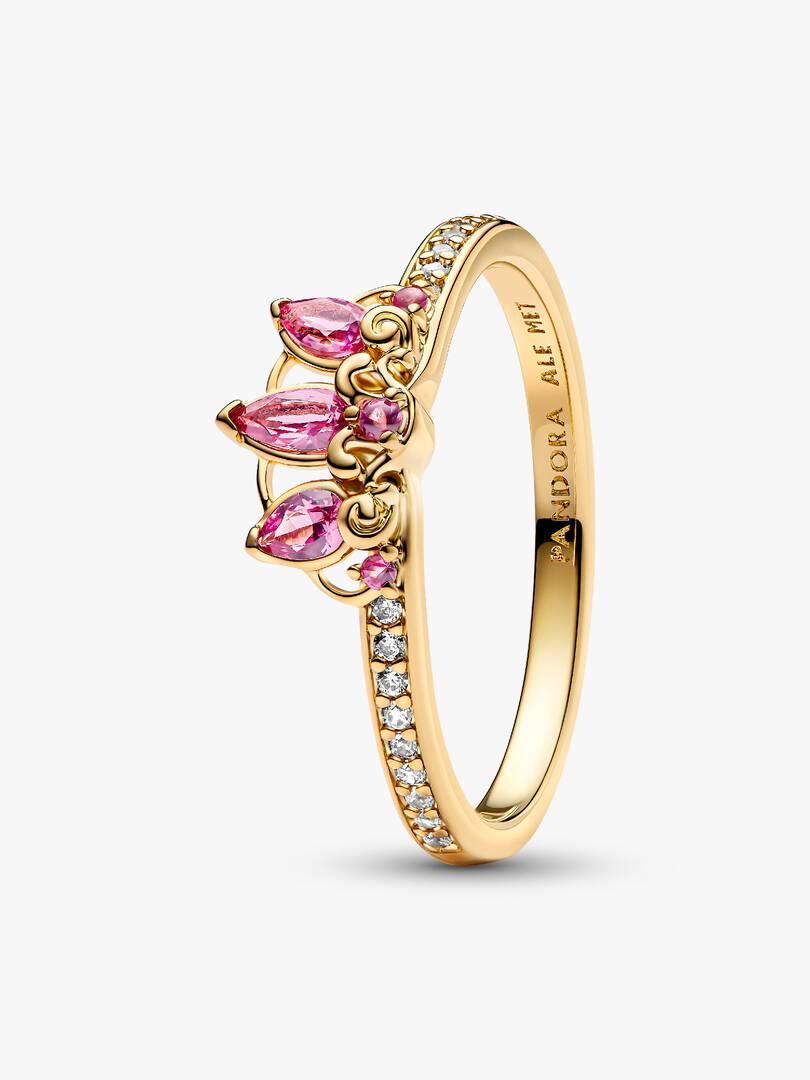Disney Princess Rapunzel Tiara Ring 14k gold plating