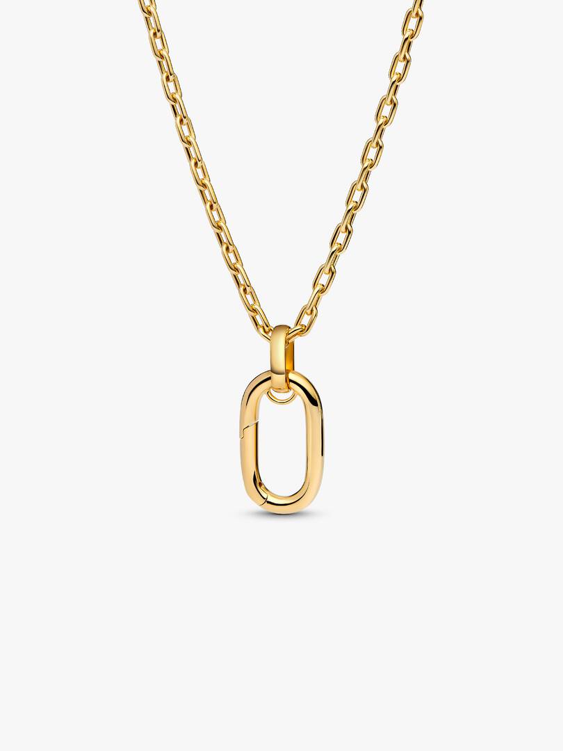 Openable Large Link Chain Necklace 14k gold plating