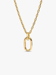 Openable Large Link Chain Necklace 14k gold plating