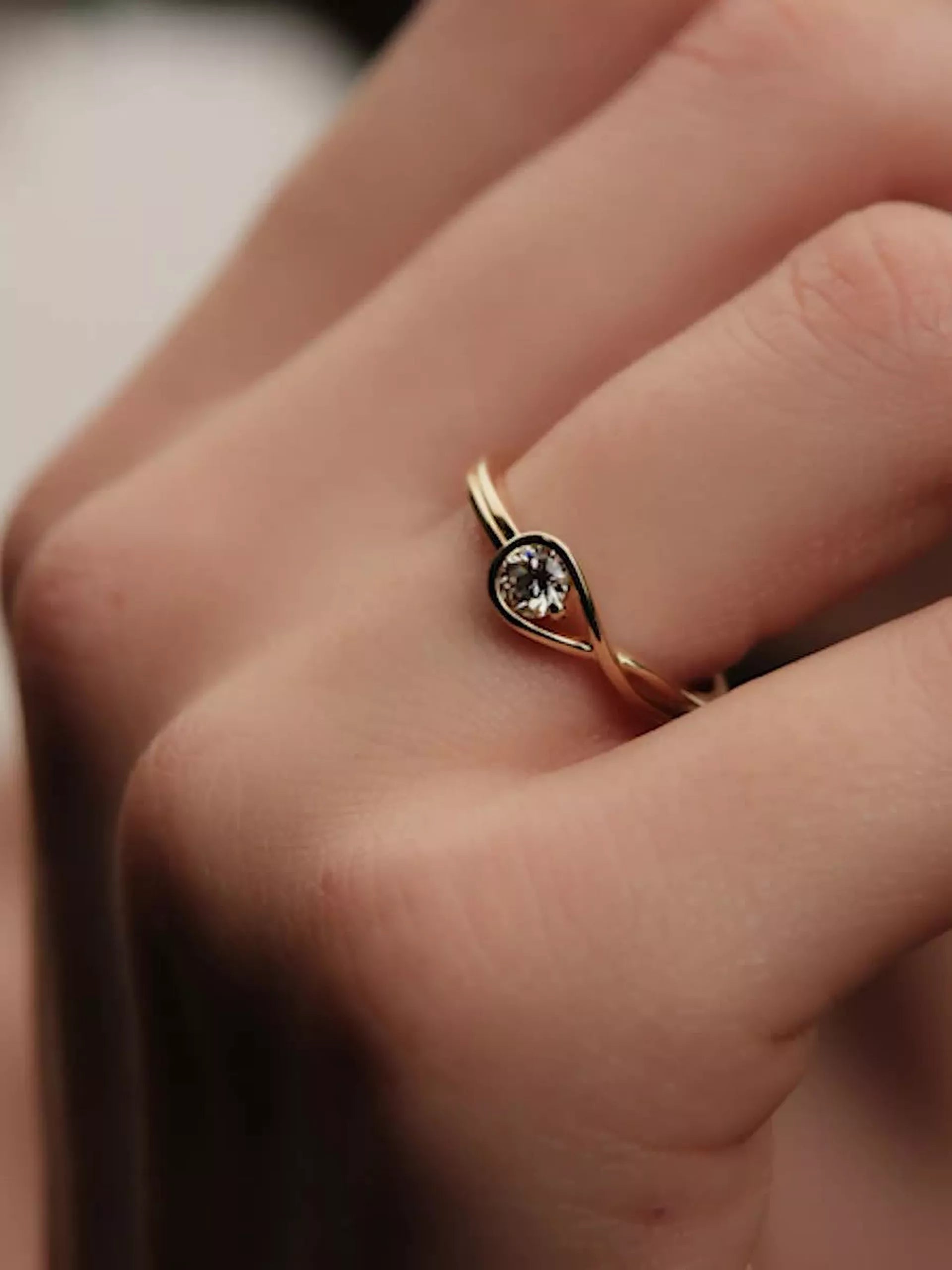 Pandora Infinite 14k Gold Lab-grown Diamond Ring 0.25 ct TW, 14k gold