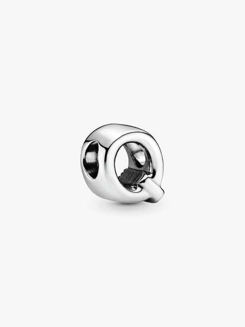 Letter Q Alphabet Charm Sterling silver
