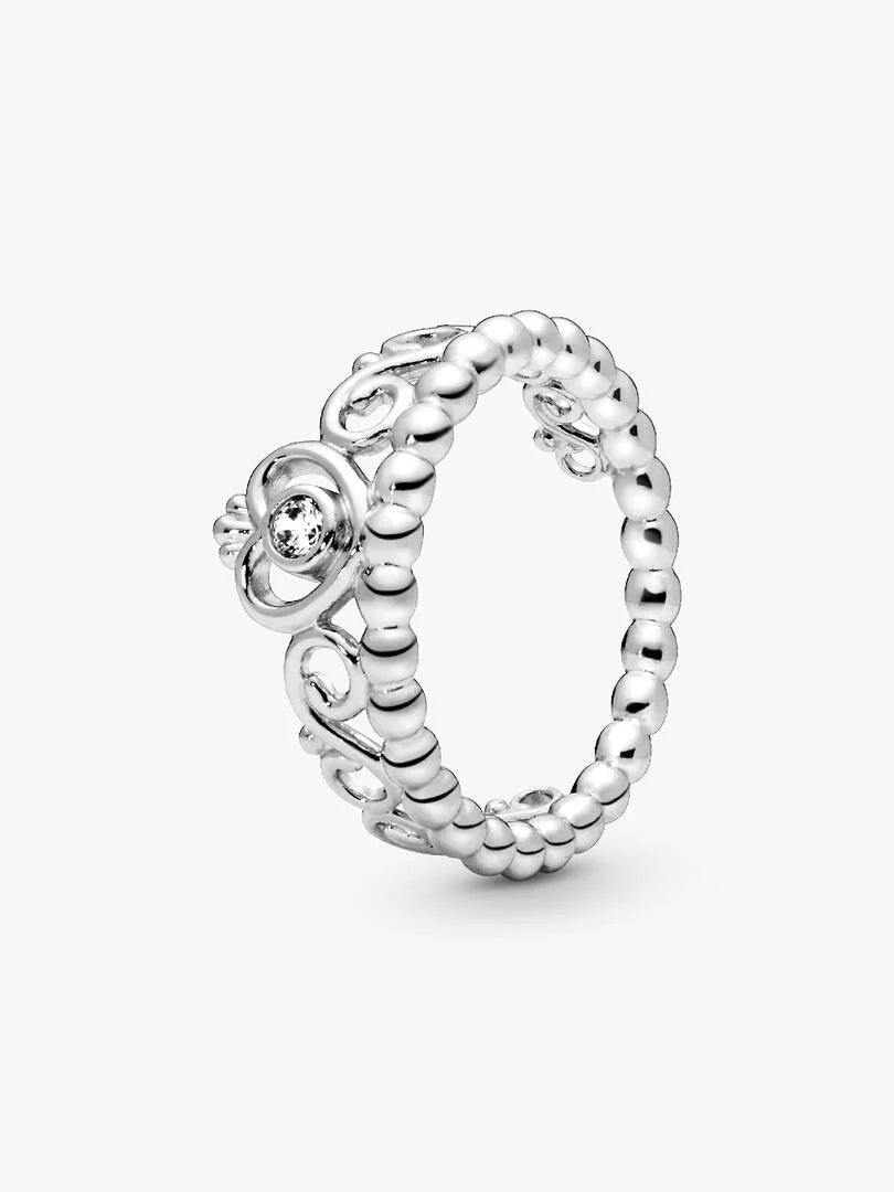 Princess Tiara Crown Ring Sterling silver