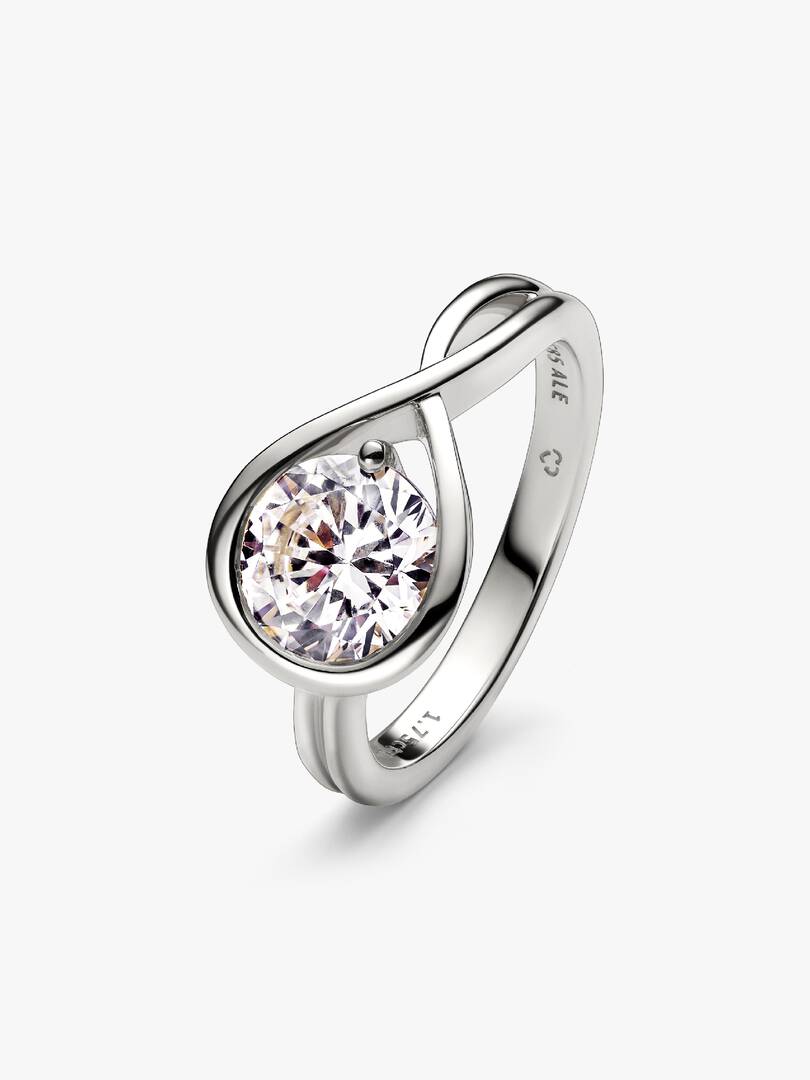 FINAL SALE - Pandora Infinite 14k White Gold Lab-grown Diamond Ring 1.75 ct TW, 14k white gold