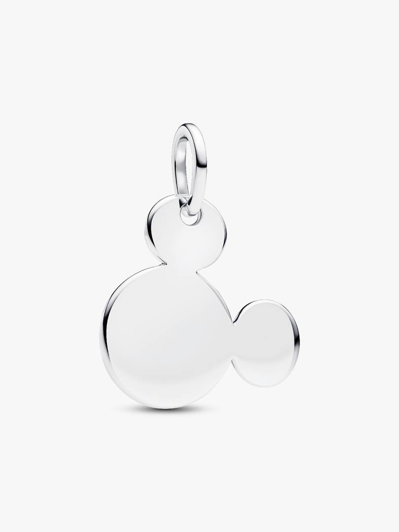 Disney Mickey Mouse Engravable Dangle Charm Sterling silver