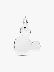 Disney Mickey Mouse Engravable Dangle Charm Sterling silver