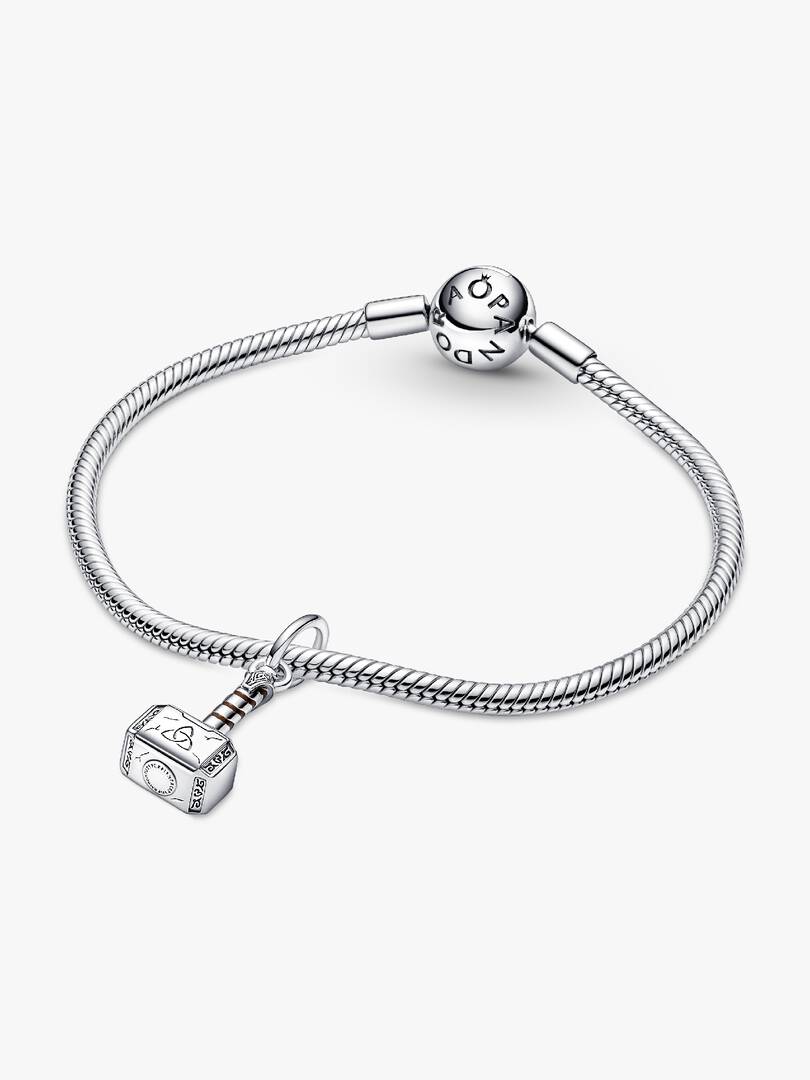 Marvel The Avengers Thor's Hammer Dangle Charm Sterling silver