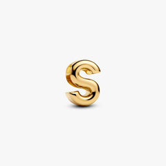Letter S Charm Necklace 2 Quantity