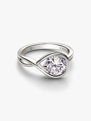 FINAL SALE - Pandora Infinite 14k White Gold Lab-grown Diamond Ring 1.75 ct TW, 14k white gold