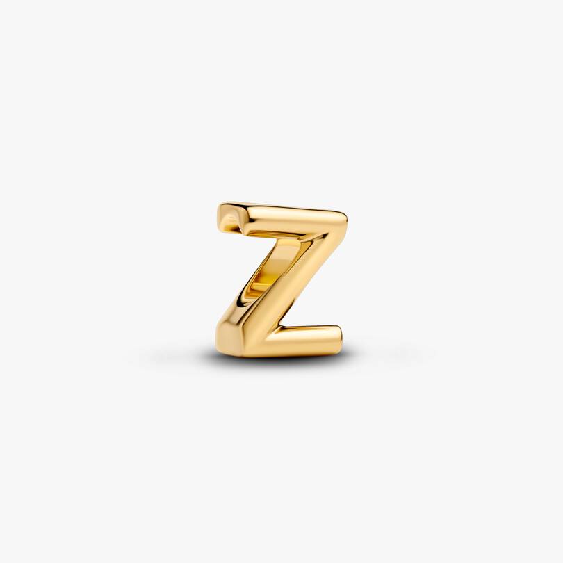 Letter Z Charm Necklace 2 Quantity