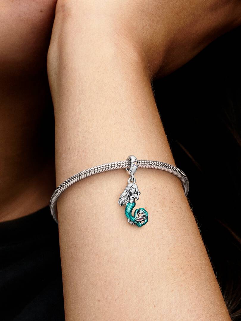 Disney The Little Mermaid Ariel Dangle Charm Sterling silver