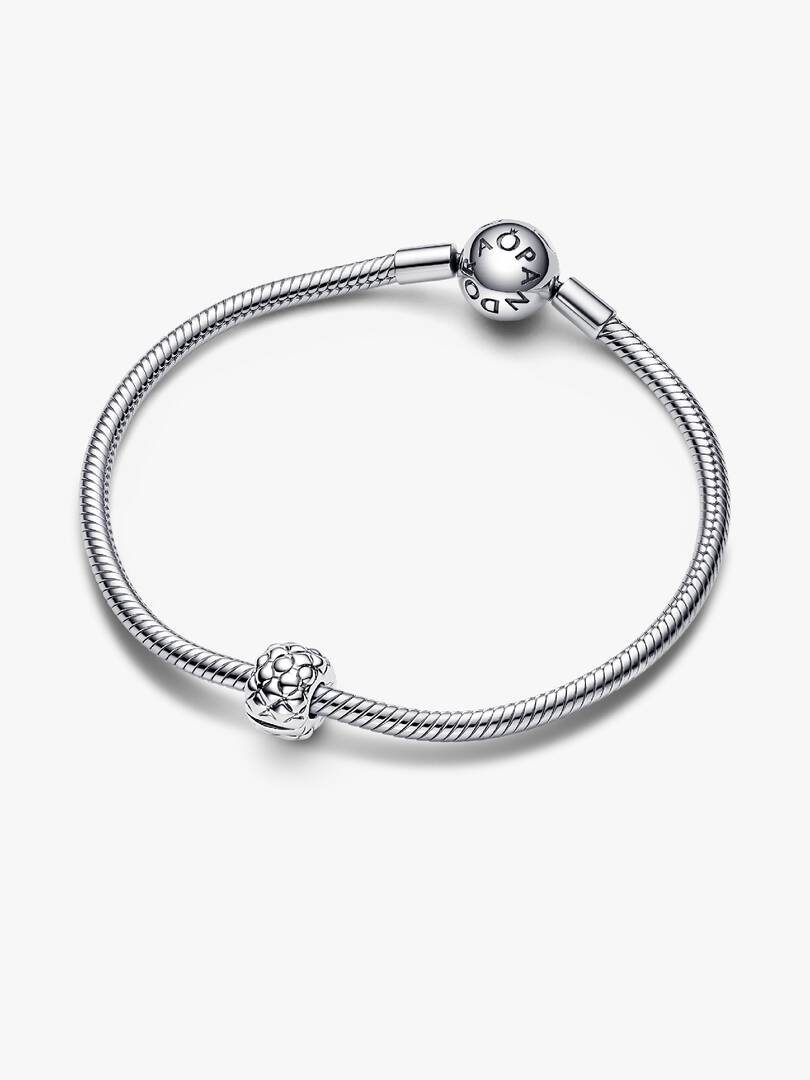 Studded Clip Charm Sterling silver