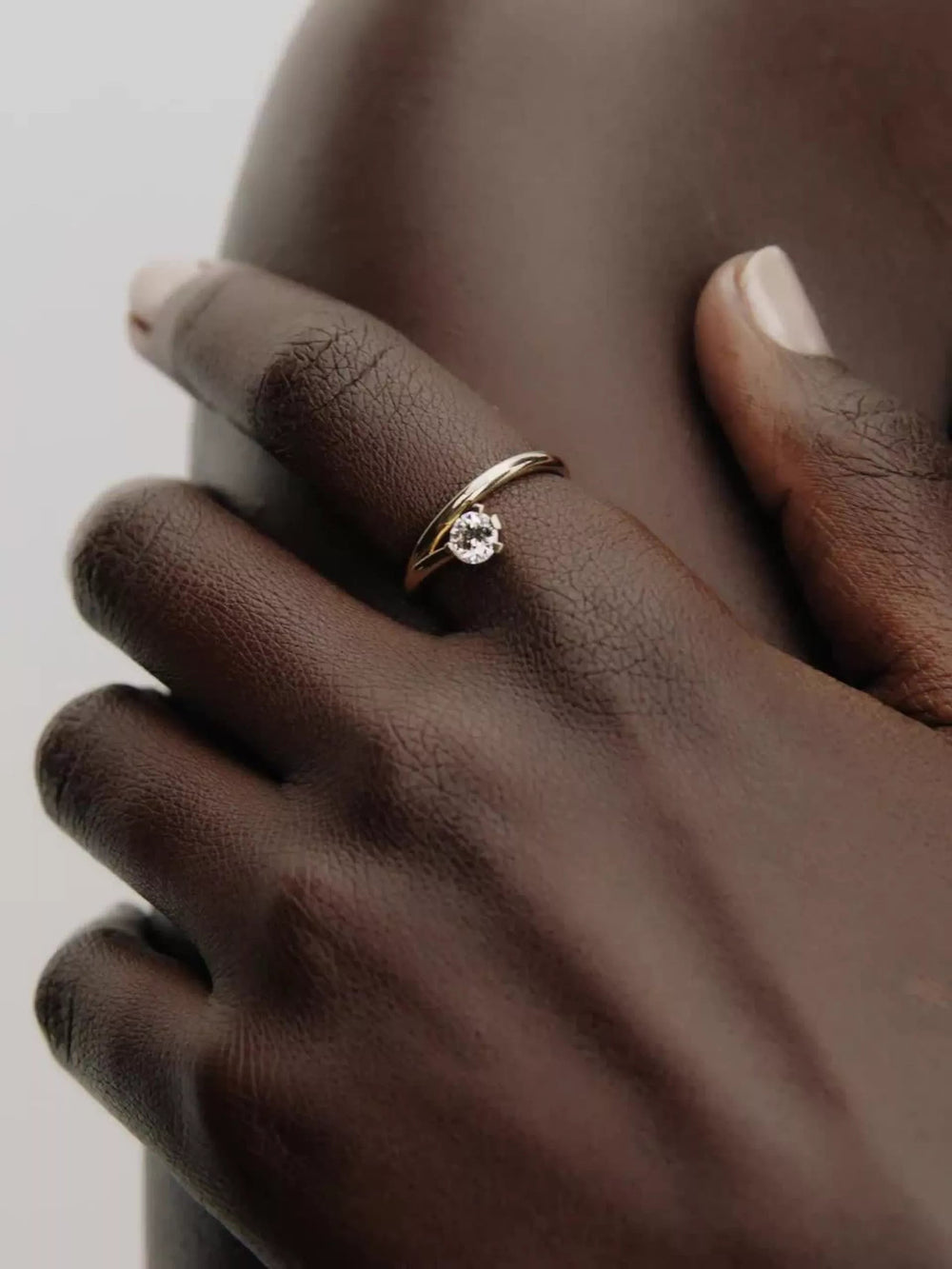 FINAL SALE - Pandora Nova 14k Gold Lab-grown Diamond Asymmetric Ring 0.50 ct TW, 14k gold