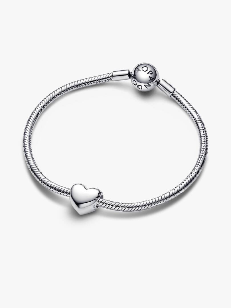 Be Love Engravable Heart Charm Sterling silver