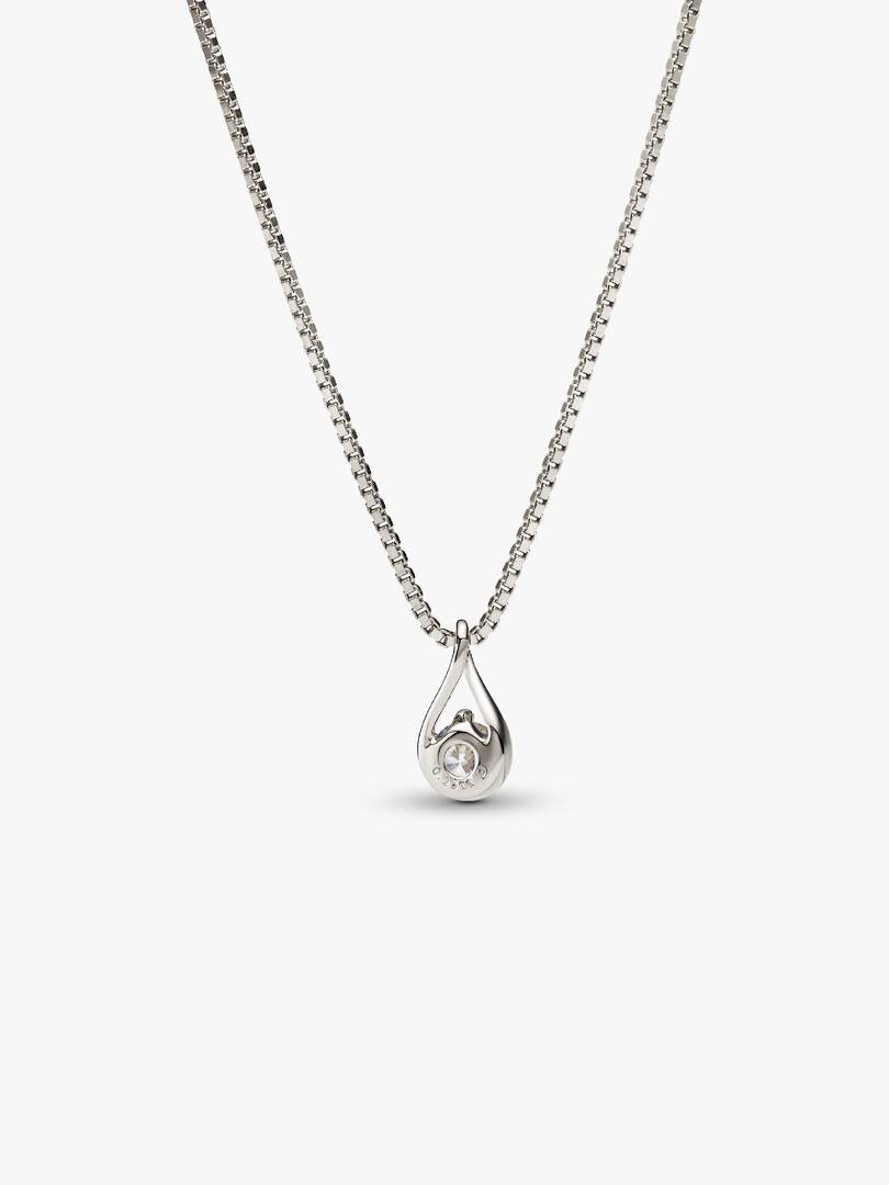 FINAL SALE - Pandora Infinite 14k White Gold Lab-grown Diamond Pendant Necklace 0.25 ct TW, 14k white gold