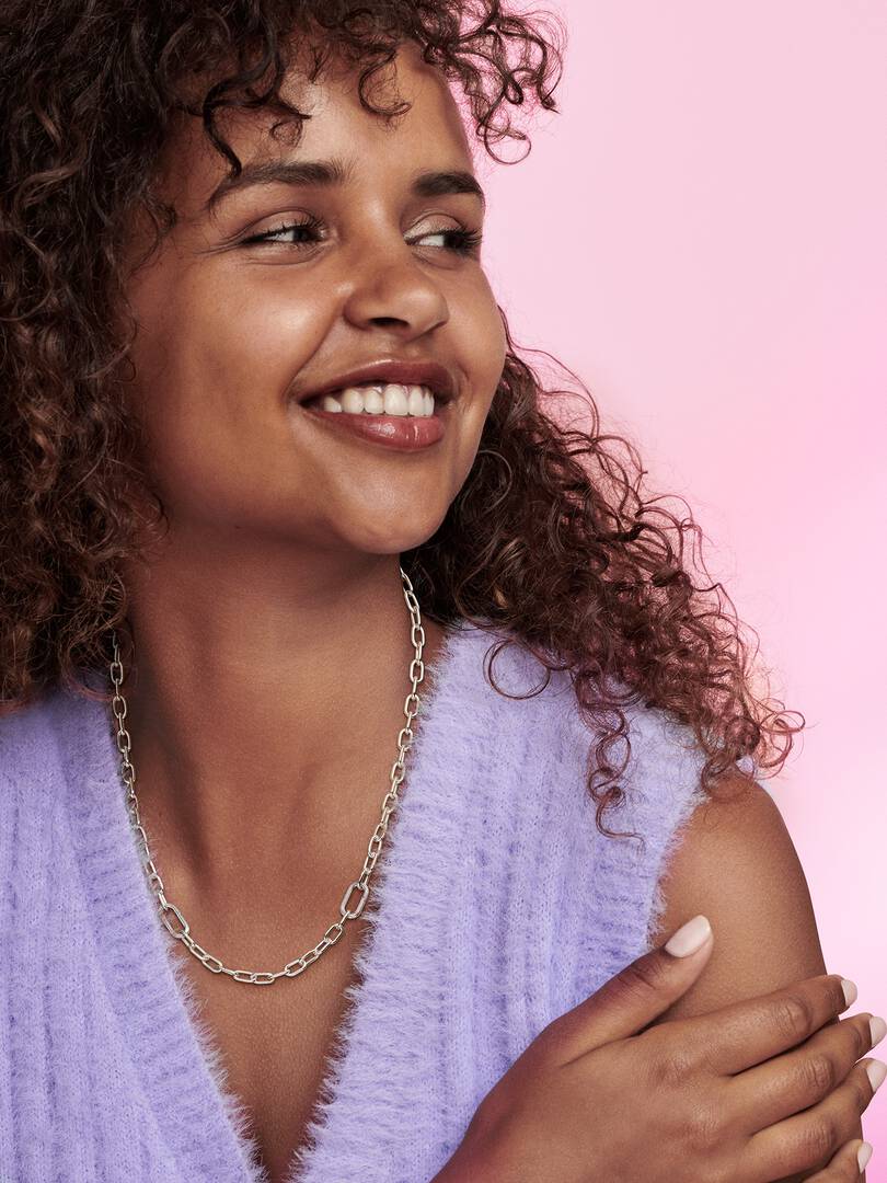 Pandora ME Small-Link Chain Necklace Sterling silver