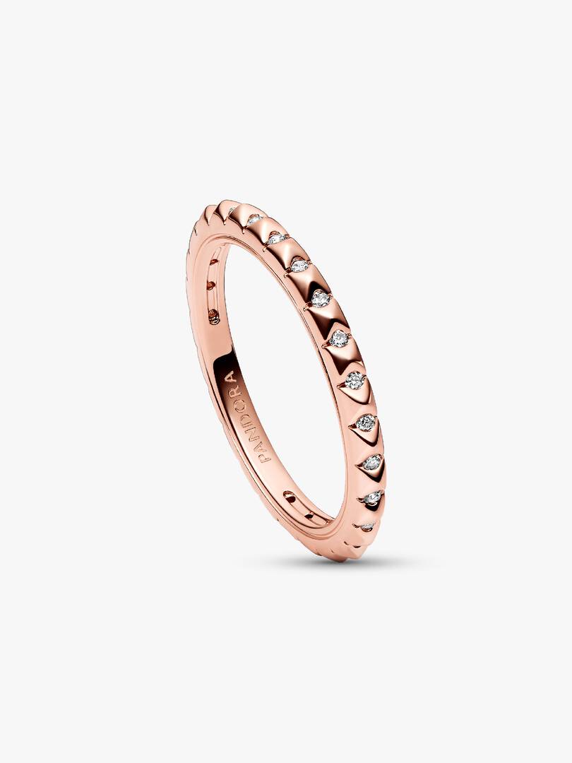 FINAL SALE - Pandora ME Pyramids Ring 14k rose gold plating
