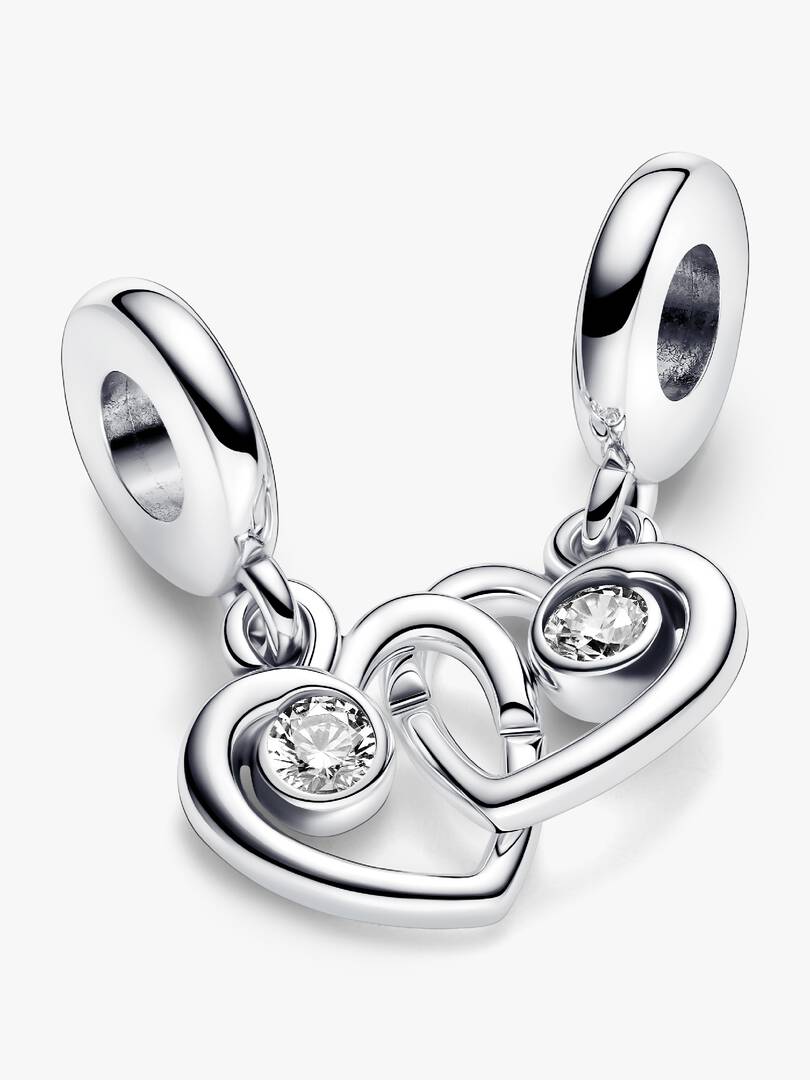 FINAL SALE - Forever & Always Splittable Dangle Charm Sterling silver