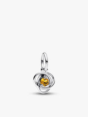November Eternity Circle Dangle Charm Bracelet Set 2 Quantity