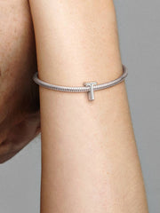 Letter T Alphabet Charm Sterling silver