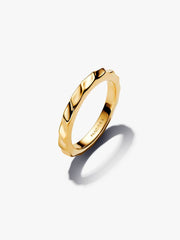 Rippled Band Ring 14k gold plating