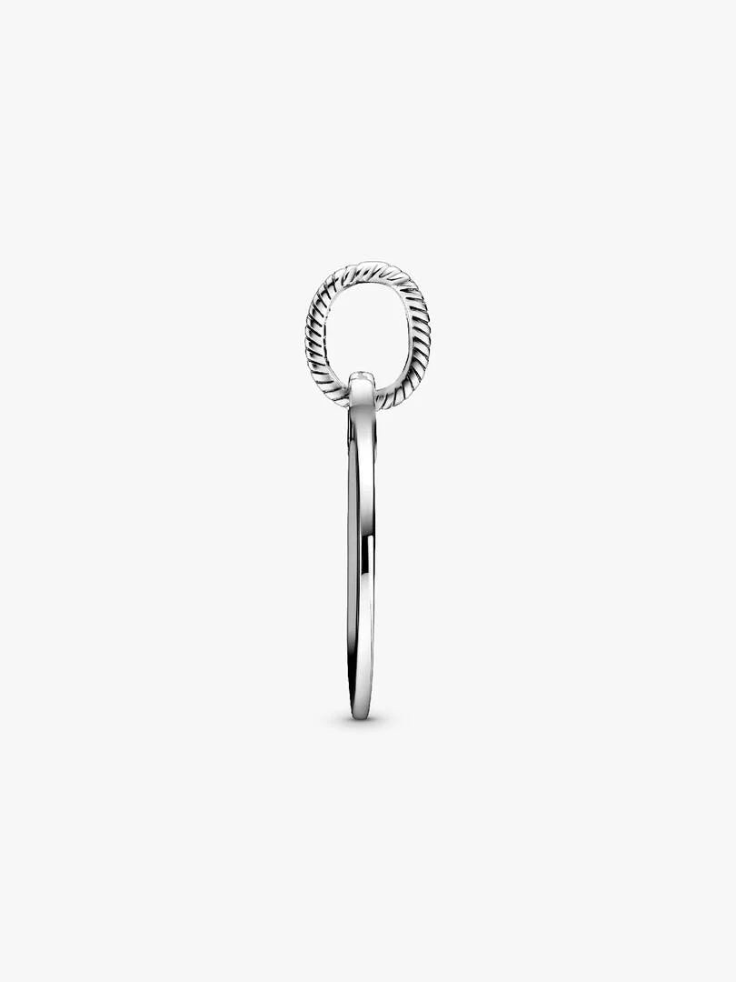 Engravable Round Tag Pendant Sterling silver