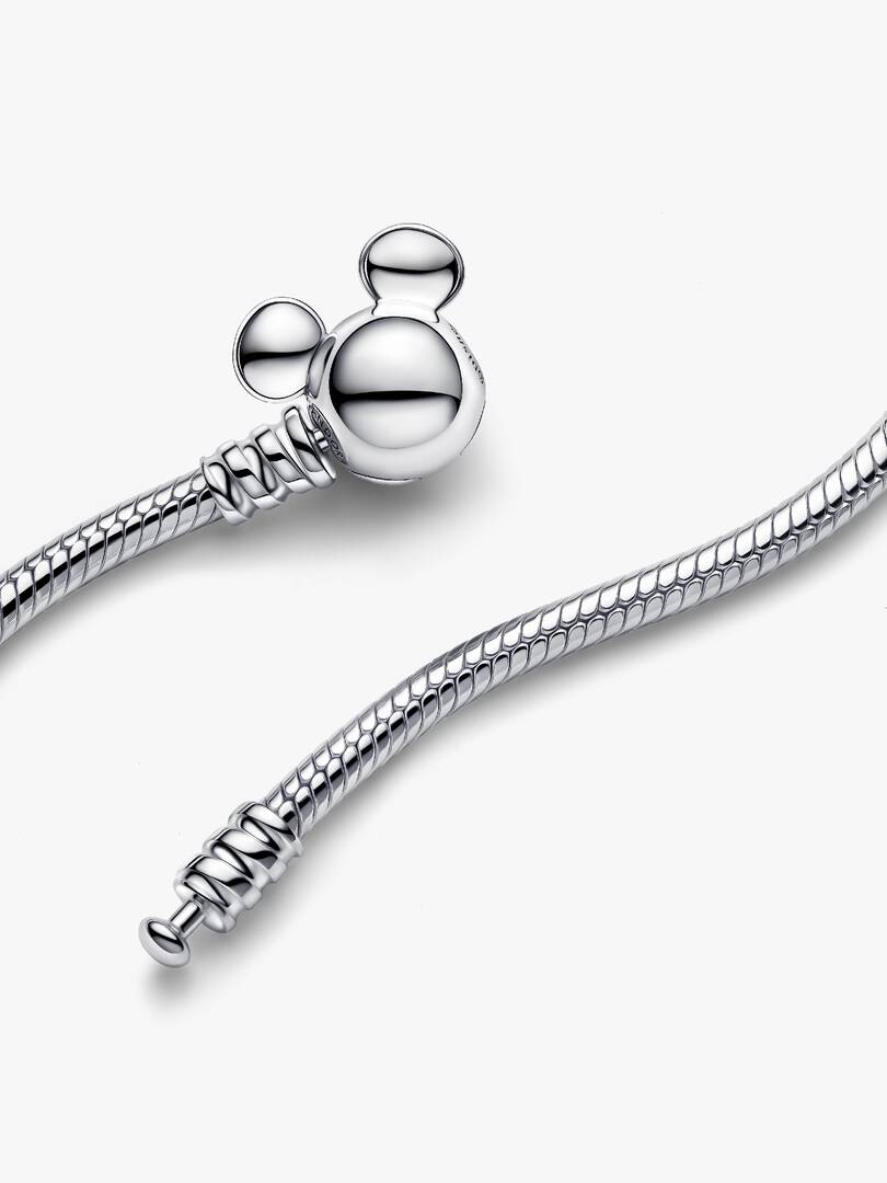 Disney Mickey Mouse Snake Chain Necklace Sterling silver