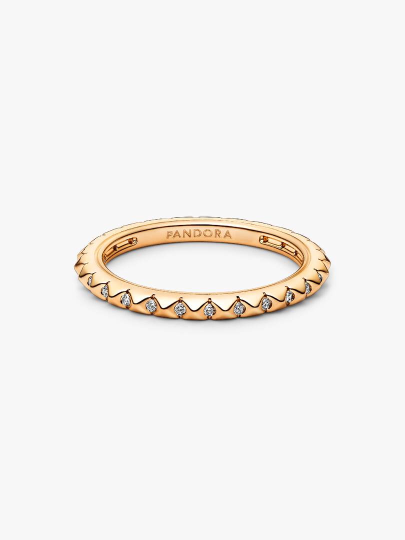 Pandora ME Pyramids Ring 14k gold plating
