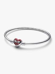Pandora Moments Marvel Spider-Man Mask Clasp Bangle Sterling silver