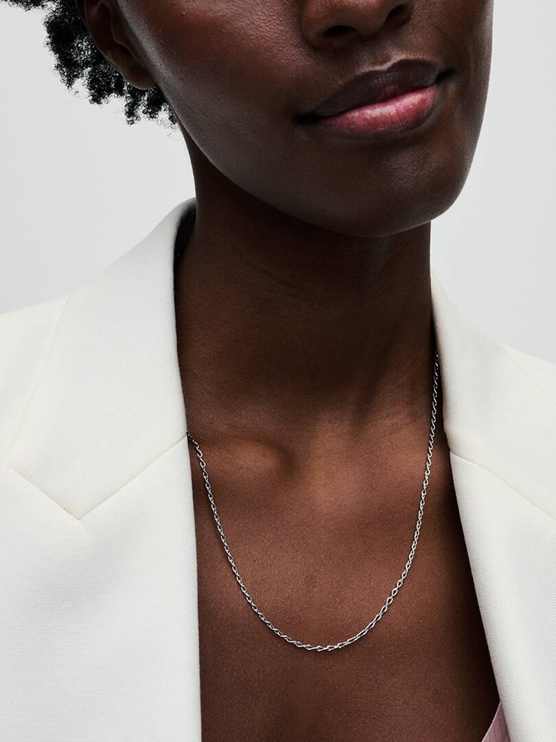 Infinity Chain Necklace Sterling silver