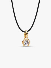 FINAL SALE - Pandora Talisman 14k Gold Lab-grown Diamond Horseshoe Pendant 0.25 ct TW, 14k gold