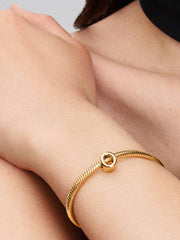 Letter O Alphabet Charm 14k gold plating