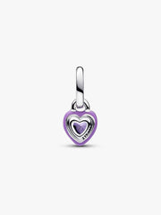 Pandora ME Purple Chakra Heart Mini Dangle Charm Sterling silver