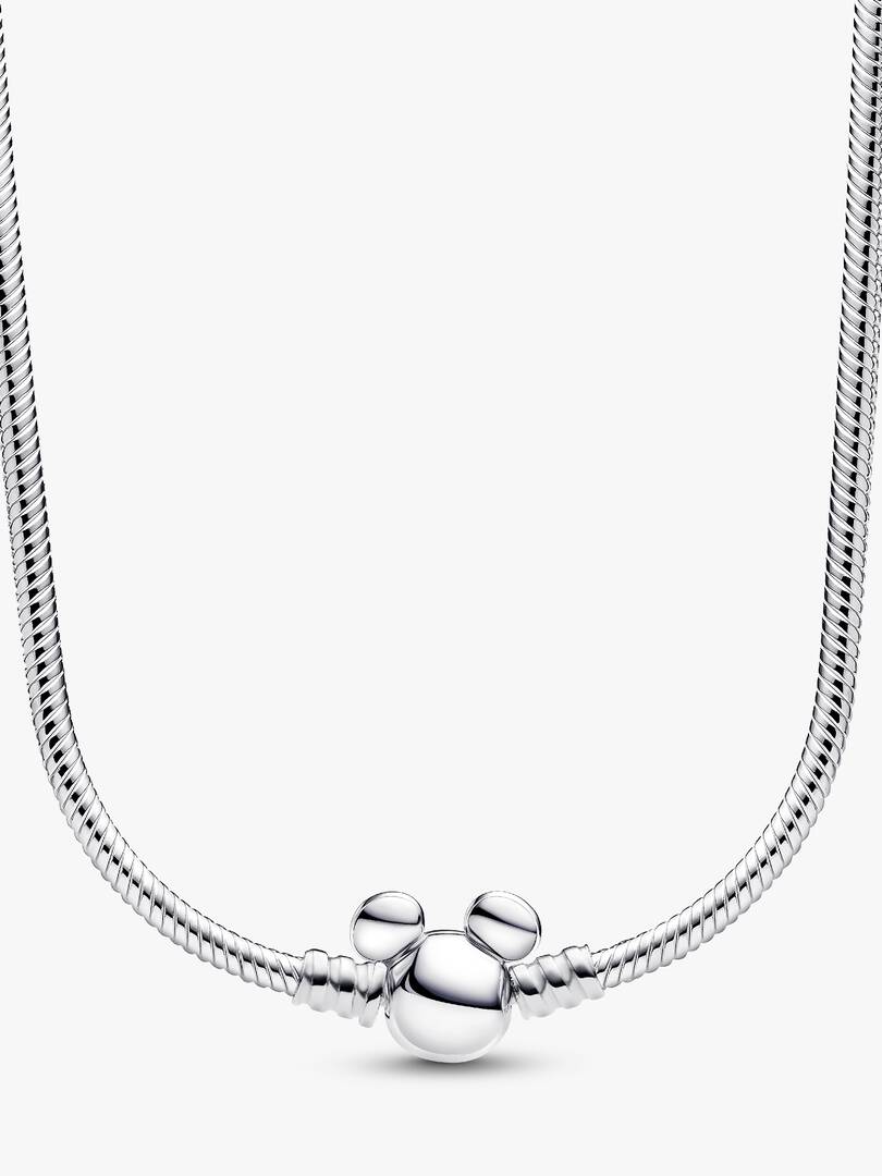 Disney Mickey Mouse Snake Chain Necklace Sterling silver