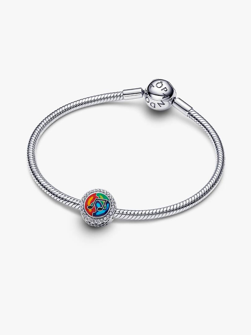 Engravable Musical Note Charm Sterling silver