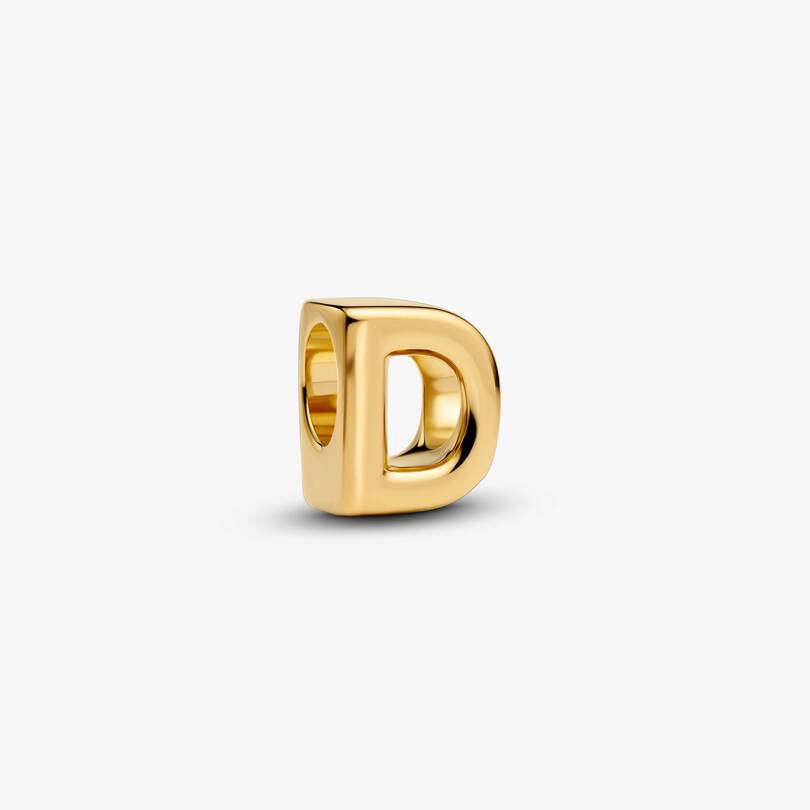 Letter D Charm Necklace 2 Quantity