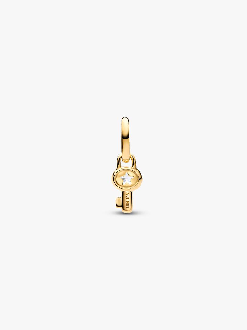 Key Mini Dangle Charm 14k gold plating
