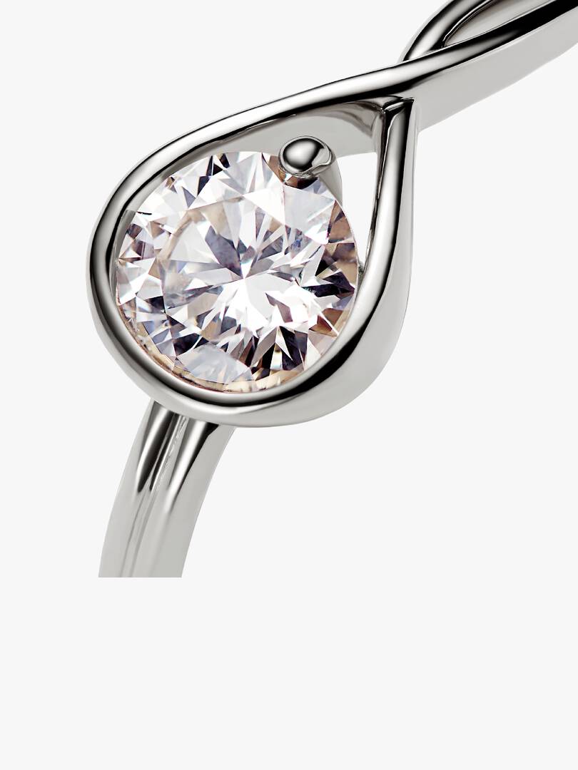FINAL SALE - Pandora Infinite 14k White Gold Lab-grown Diamond Ring 0.75 ct TW, 14k white gold