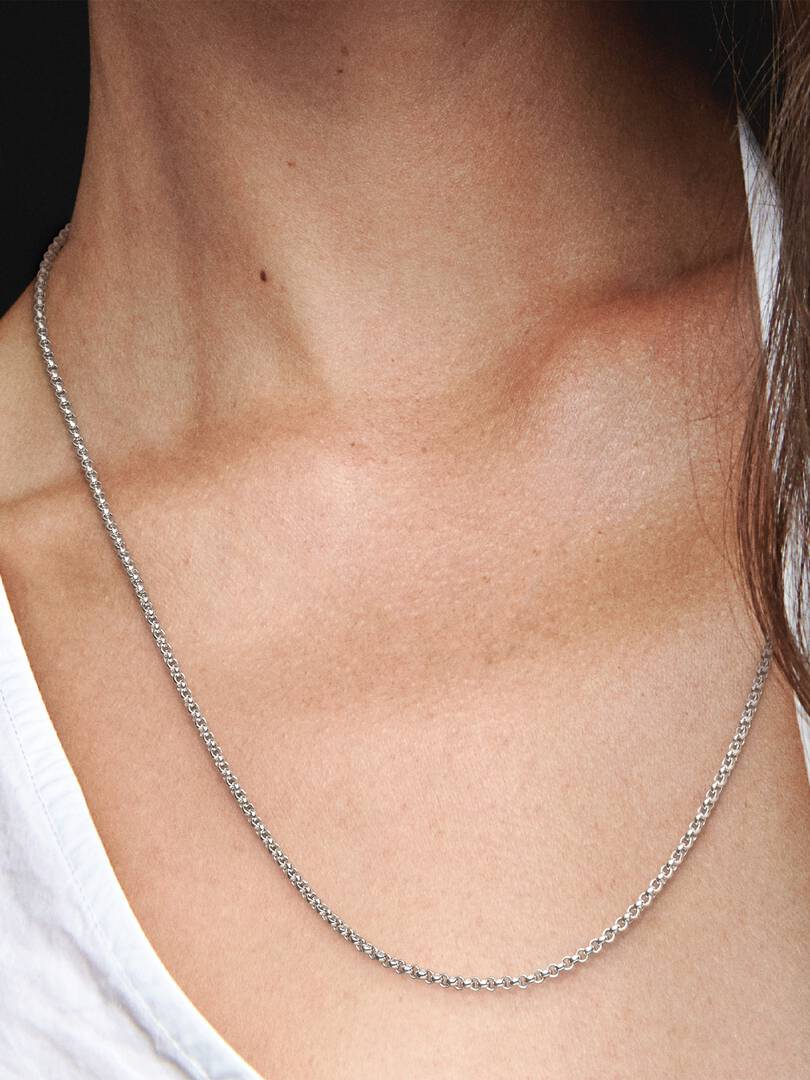 Rolo Chain Necklace Sterling silver